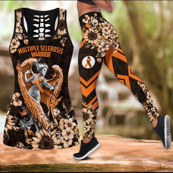 Multiple Sclerosis Warrior Angel Flower LEGGING OUTFIT 2511 HA110320