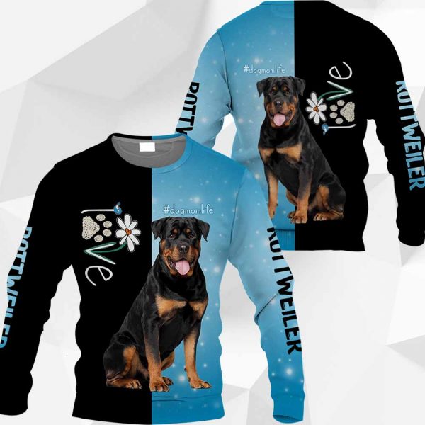 Rottweiler Love Dog 3D PH060320