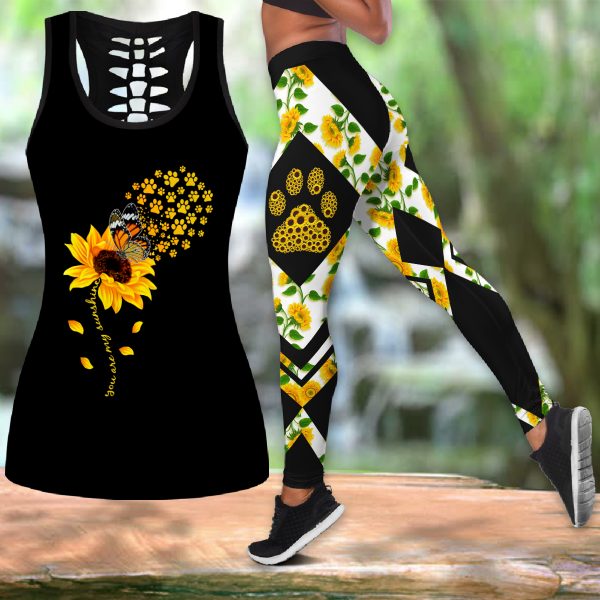 Combo Tank Top & Legging - You Are My Sunshine M0402 HU100320