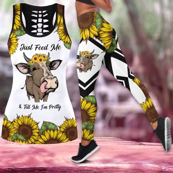 Just Feed Me And Tell Me I'm Pretty Legging Outfit 1504 BI-190320