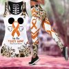 No One Fights Alone Multiple Sclerosis Awareness Legging Outfit 1504 BI-180320