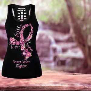 Breast Cancer Fighter Faith Hope Love LEGGING OUTFIT 2511 HA030720 (Tank top only)