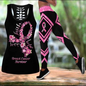 Breast Cancer Survivor Faith Hope Love LEGGING OUTFIT H2511 HA170420