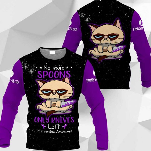 Fibromyalgia No More Spoons Only Knives Left Fibromyalgia Awareness 2511