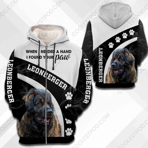 Leonberger - When I Needed A Hand I Found Your Paw - 0489