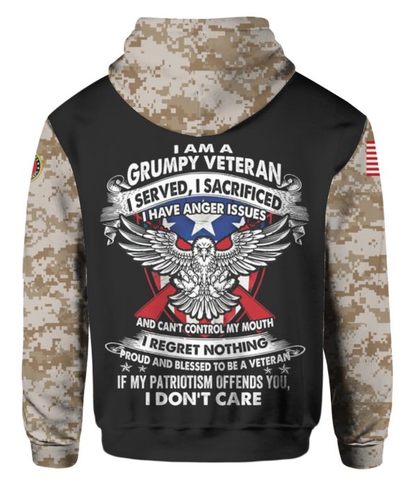 Marine - I Am A Grumpy Veteran