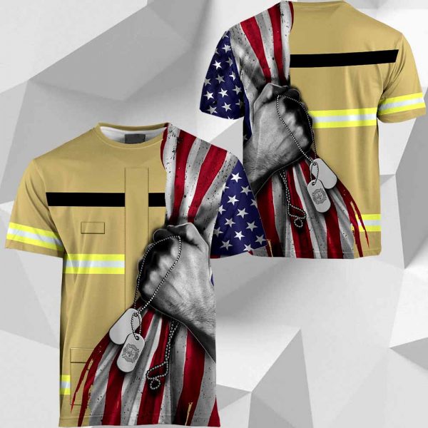 Firefighter American Flag 1001 HU240220