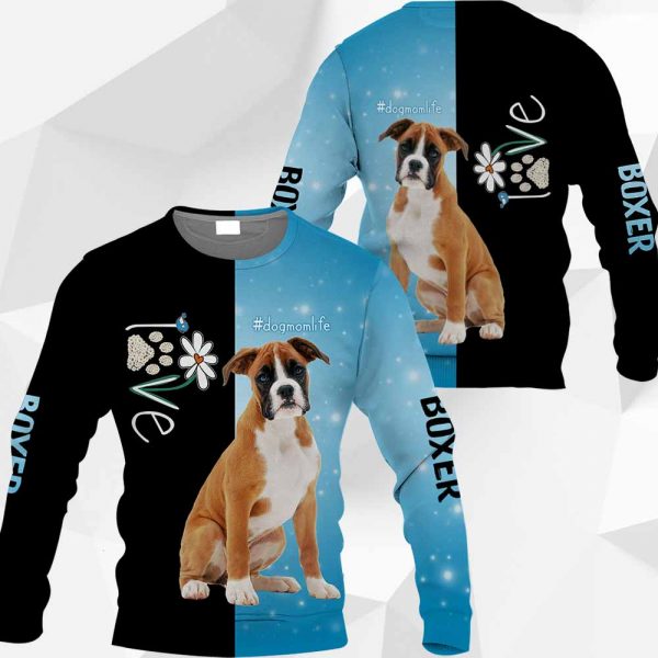 Boxer Love Dog 3D PH060320