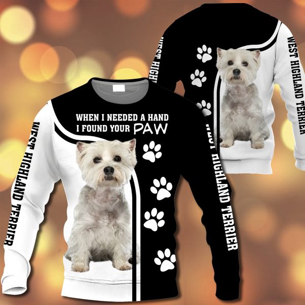 West Highland Terrier – When I Needed A Hand I Found Your Paw – M0402