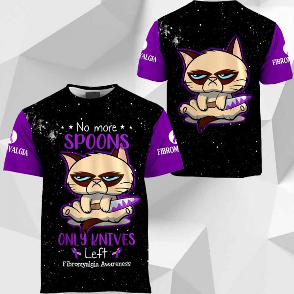 Fibromyalgia No More Spoons Only Knives Left Fibromyalgia Awareness 2511