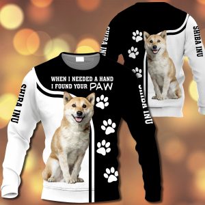 Shiba Inu – When I Needed A Hand I Found Your Paw – M0402