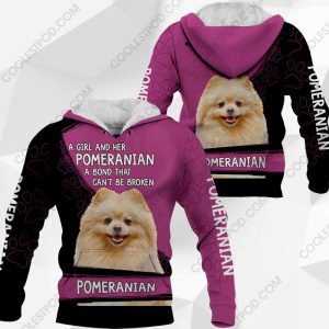 A Girl And Her Yellow Pomeranian A Bond That Can't Be Broken-0489-181119