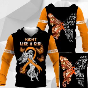Multiple Sclerosis Angel Fight Like A Girl Never Be Ashamed Of A Scar 2511