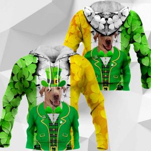 Golden Retriever - 3D All Over Printed Patrick Day - 020120