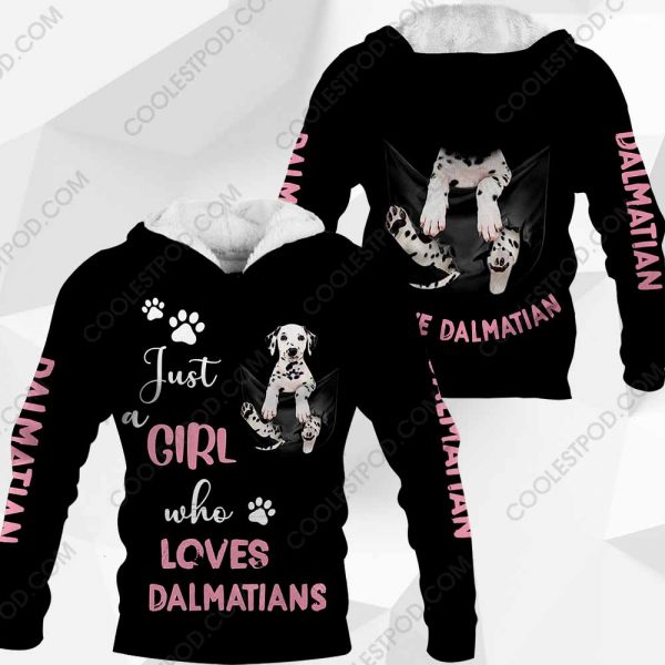 Just A Girl Who Loves Dalmatians In Pocket - M0402 - 060120