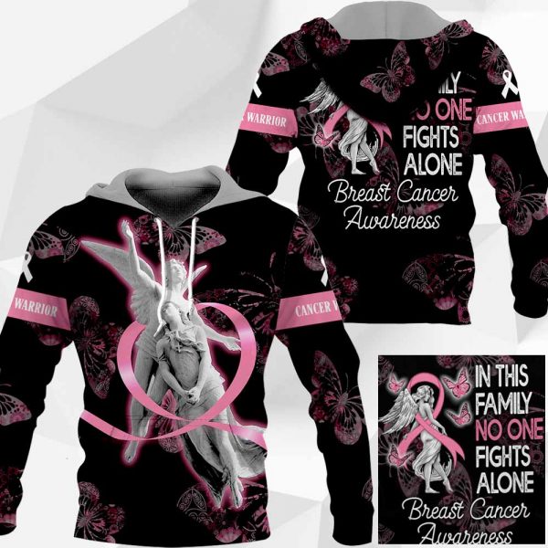 Breast Cancer Butterfly - In This Family No One Fights Alone 1504 BI-200220