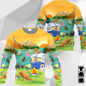 Golden Retriever Camping 0489 040320