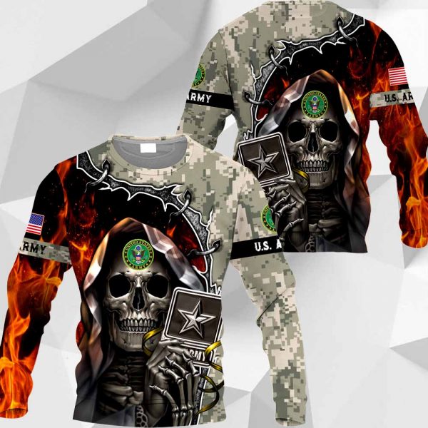 U.S. Army Camo Skull 2511 HA040320