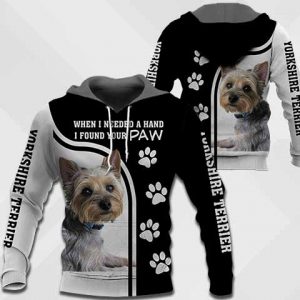 Yorkshire Terrier When I Needed A Hand I Found Your Paw-0489-T220220