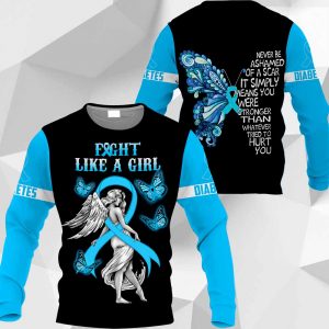 Diabetes Angel Fight Like A Girl Never Be Ashamed Of A Scar 2511