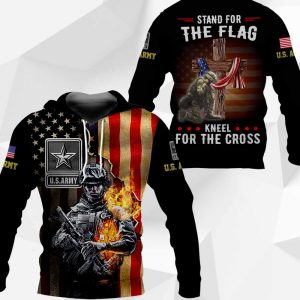 U.S. Army Stand For The Flag Kneel For The Cross 1001 PH250420