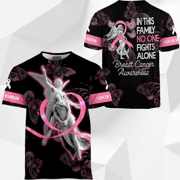 Breast Cancer Butterfly - In This Family No One Fights Alone 1504 BI-200220