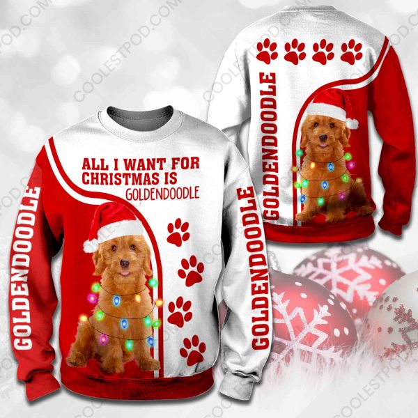 Goldendoodle - Christmas All I Want For Christmas - 1809