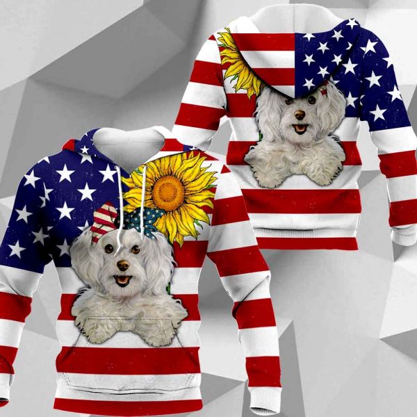 Shih Tzu Sunflower Flag All Over Printed M0402 HU120520