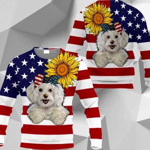 Shih Tzu Sunflower Flag All Over Printed M0402 HU120520